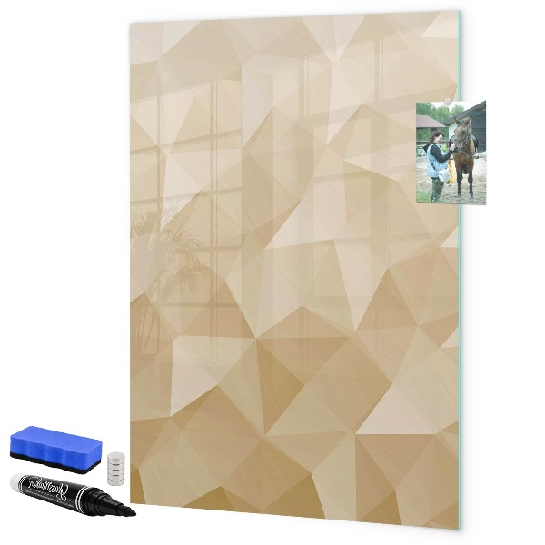 Magnettafel zum schreiben Moderne Tafel für Notizen und Fotos