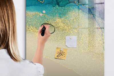 Schreib magnettafel Eine stylische Tafel für Notizen und Fotos