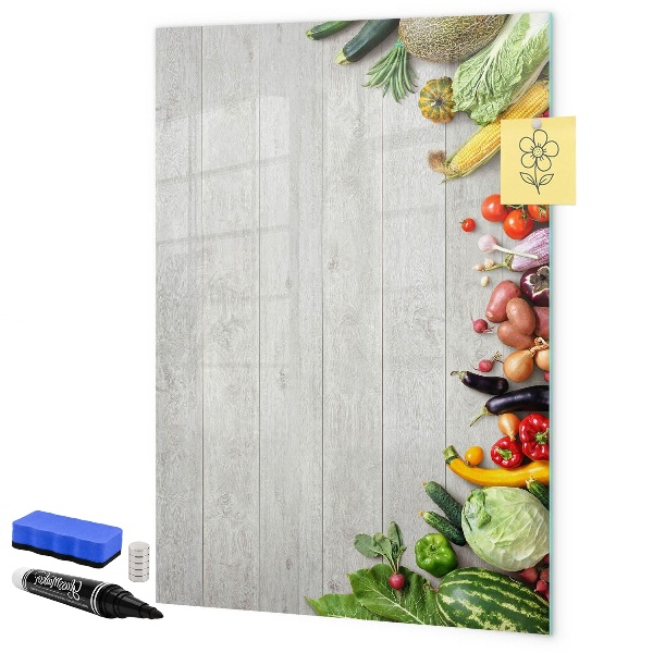 Magnettafel zum schreiben Kreative Pinnwand für Notizen und Fotos