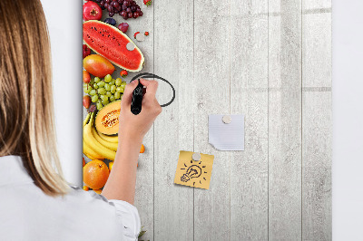 Schreib magnettafel Kreatives Obstbrett mit Fotos