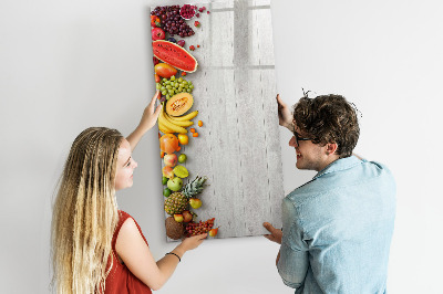 Schreib magnettafel Kreatives Obstbrett mit Fotos