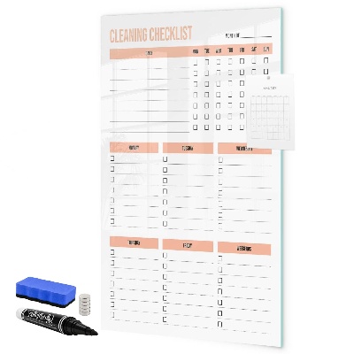 Magnettafel zum schreiben Reinigungs-To-Do-Liste