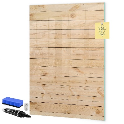 Magnettafel zum schreiben Notiztafel auf Holzgrund