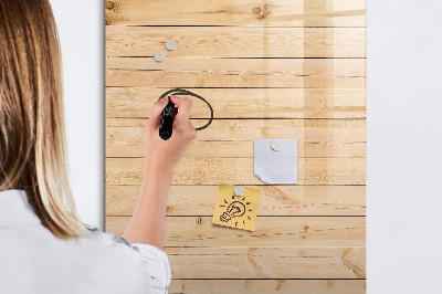 Magnettafel zum schreiben Notiztafel auf Holzgrund