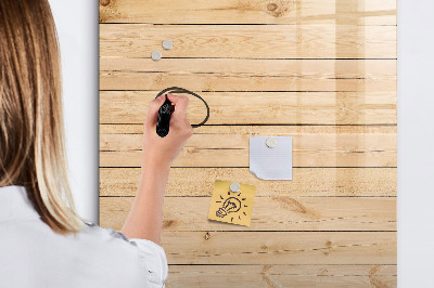 Magnettafel zum schreiben Notiztafel auf Holzgrund