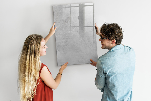 Magnettafel zum schreiben Ein Platz zum Präsentieren von Erinnerungen und Notizen