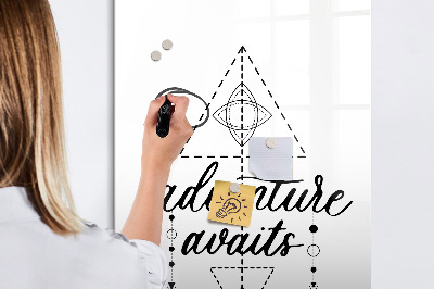 Schreib magnettafel Ein kreativer Raum für Erinnerungen und Abenteuer