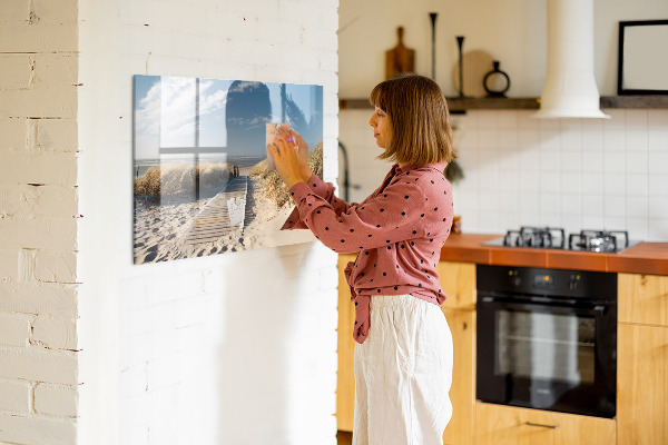 Magnettafel zum schreiben Strand, Erinnerungen und Kreativität in Fotos