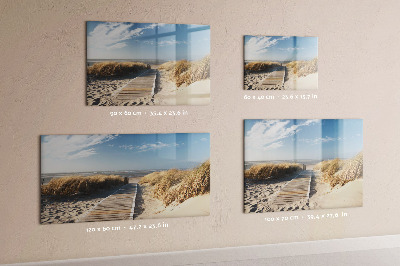 Magnettafel zum schreiben Strand, Erinnerungen und Kreativität in Fotos