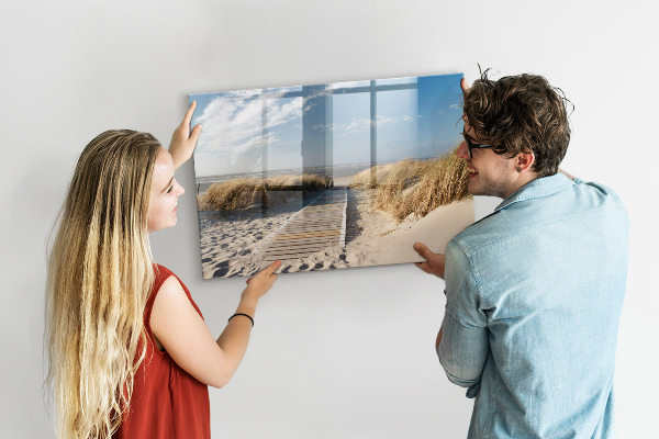 Magnettafel zum schreiben Strand, Erinnerungen und Kreativität in Fotos