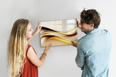 Magnettafel zum schreiben Ein moderner Raum zur Präsentation von Fotos