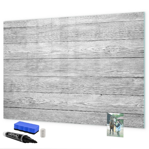 Magnettafel zum schreiben Stilvolle Pinnwand für Fotos und Notizen