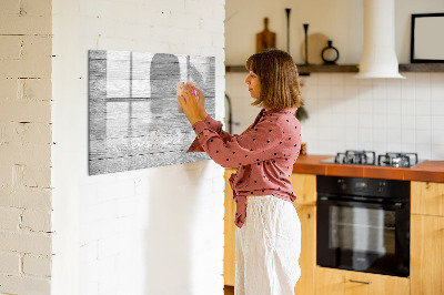 Magnettafel zum schreiben Stilvolle Pinnwand für Fotos und Notizen