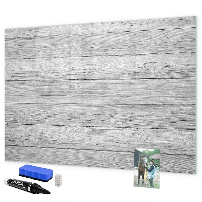 Magnettafel zum schreiben Stilvolle Pinnwand für Fotos und Notizen