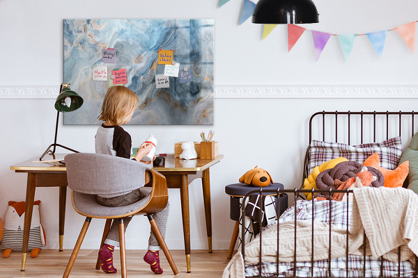 Schreib magnettafel Moderne Fotodisplaytafel