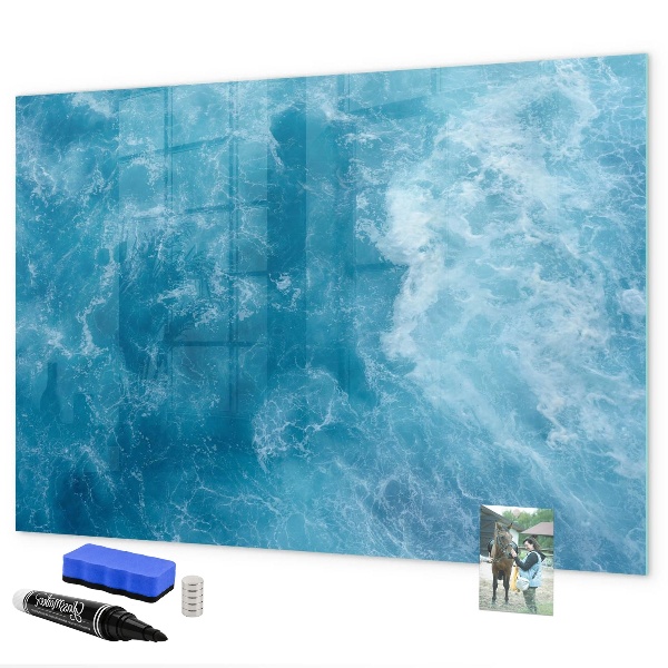 Magnettafel zum schreiben Eine farbenfrohe Tafel für Notizen und Fotos