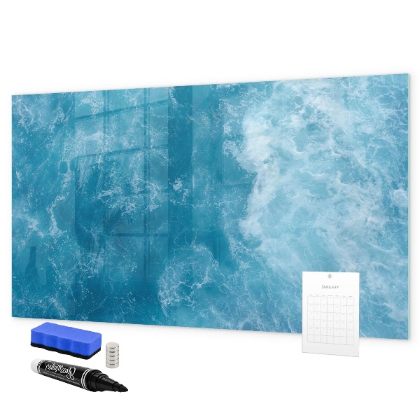 Magnettafel zum schreiben Eine farbenfrohe Tafel für Notizen und Fotos