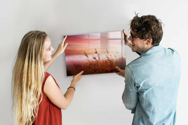 Schreib magnettafel Ein kreativer Raum zur Präsentation von Fotos