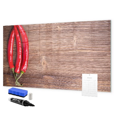 Magnettafel zum schreiben Eine praktische Tafel für Notizen und Fotos