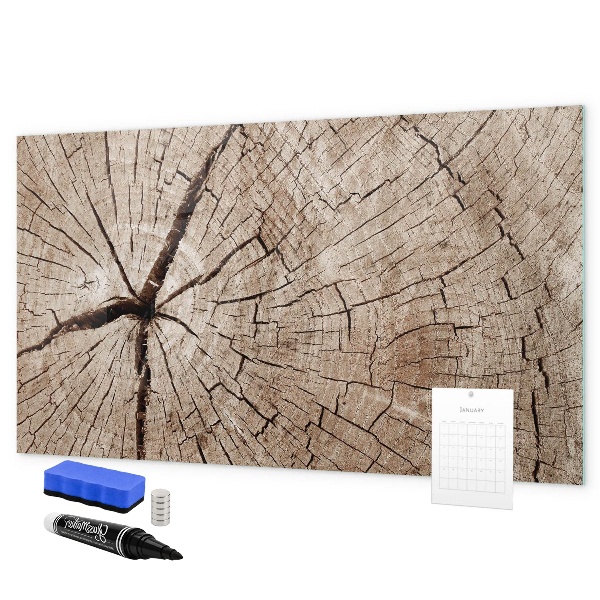Schreib magnettafel Natürliches Design mit Platz für Fotos
