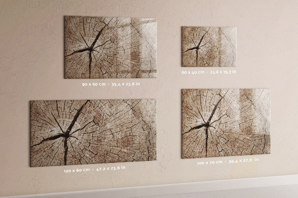Schreib magnettafel Natürliches Design mit Platz für Fotos