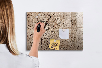 Schreib magnettafel Natürliches Design mit Platz für Fotos