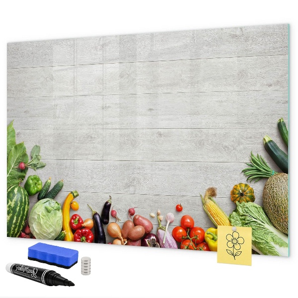 Magnettafel zum schreiben Ein kreativer Raum für Erinnerungen und Fotos