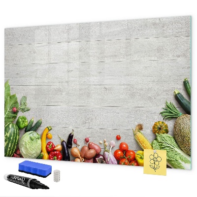 Magnettafel zum schreiben Ein kreativer Raum für Erinnerungen und Fotos