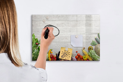 Magnettafel zum schreiben Ein kreativer Raum für Erinnerungen und Fotos