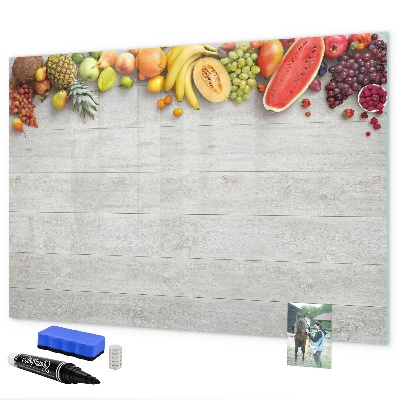 Magnettafel zum schreiben Farbenfrohes Foto-Präsentationsset