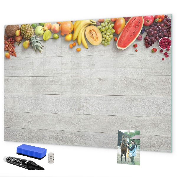 Magnettafel zum schreiben Farbenfrohes Foto-Präsentationsset