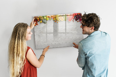 Magnettafel zum schreiben Farbenfrohes Foto-Präsentationsset