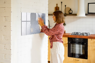 Magnettafel zum schreiben Ein kreativer Ort für Erinnerungen und Notizen
