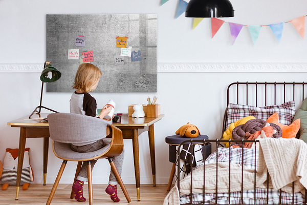 Magnettafel zum schreiben Eine moderne Pinnwand zum Aufhängen von Fotos