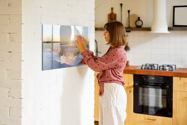Schreib magnettafel Strand und Erinnerungen in Fotos