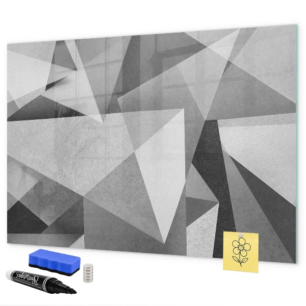 Magnettafel zum schreiben Moderne Tafel für Notizen und Fotos