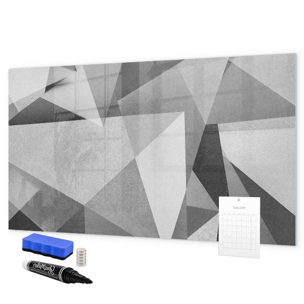 Magnettafel zum schreiben Moderne Tafel für Notizen und Fotos