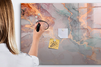 Schreib magnettafel Eine elegante Tafel für Notizen und Fotos