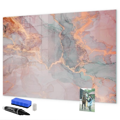 Schreib magnettafel Eine elegante Tafel für Notizen und Fotos