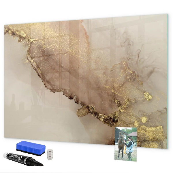 Magnettafel zum schreiben Moderne Pinnwand für Fotos und Notizen