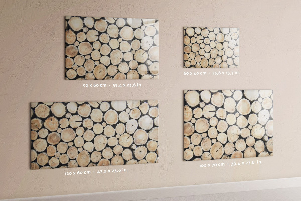 Magnettafel zum schreiben Naturholz in moderner Interpretation