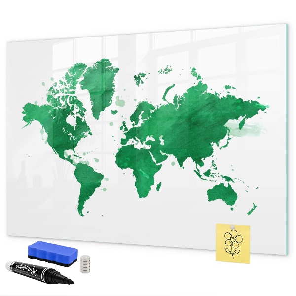 Schreib magnettafel Interaktive Karte für Reiseerinnerungen