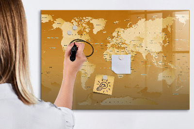 Magnettafel zum schreiben Interaktiver Kartenplaner mit Fotos