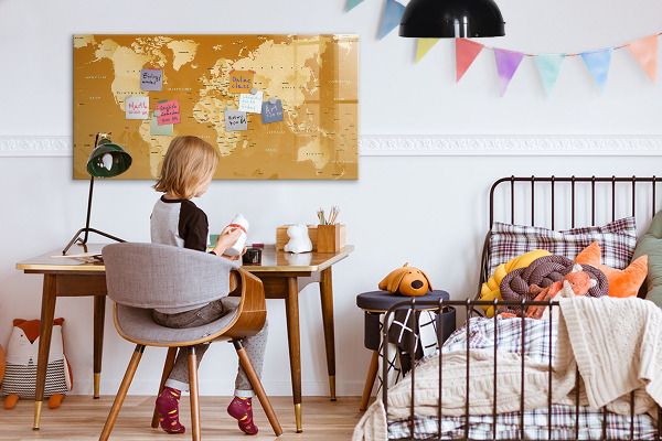 Magnettafel zum schreiben Interaktiver Kartenplaner mit Fotos