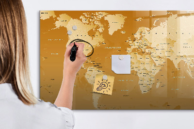 Magnettafel zum schreiben Interaktiver Kartenplaner mit Fotos