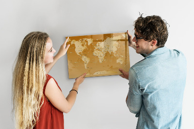 Magnettafel zum schreiben Interaktiver Kartenplaner mit Fotos