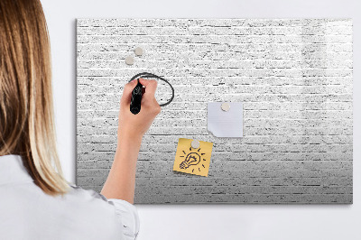 Schreib magnettafel Eine stylische Tafel für Notizen und Fotos