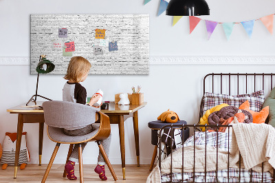 Schreib magnettafel Eine stylische Tafel für Notizen und Fotos