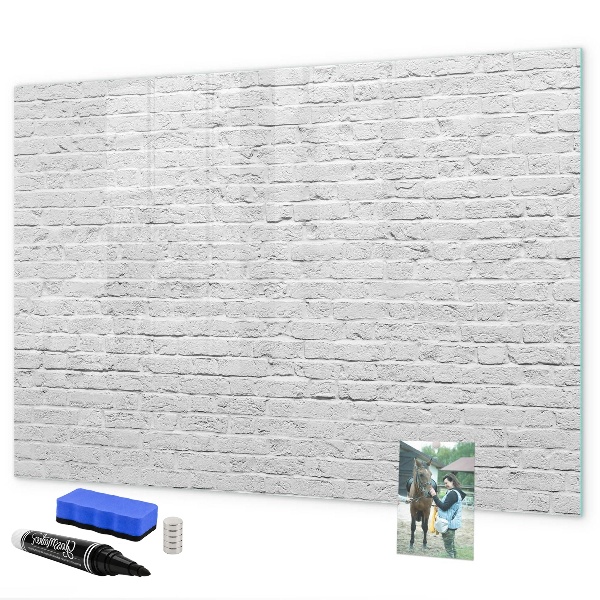 Schreib magnettafel Eine stylische Tafel für Notizen und Fotos