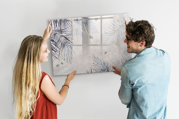 Schreib magnettafel Eine stylische Tafel für Notizen und Fotos